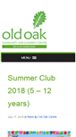 Mobile Screenshot of oldoakcentre.co.uk